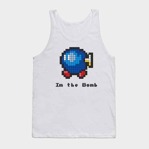 8-Bit Bomb Tank Top by Woah_Jonny